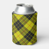 MacLeodタータンチェックパターン 缶クーラー (缶正面)