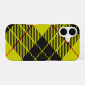MacLeodタータンチェックパターン iPhone 16ケース (裏面横)
