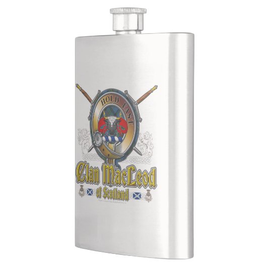 MacLeod Clanmバッジ フラスク (左)