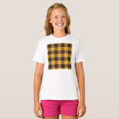 Macleod of Lewis & Ramsay Plaidスコットランドタータンチェック Tシャツ (正面フル)