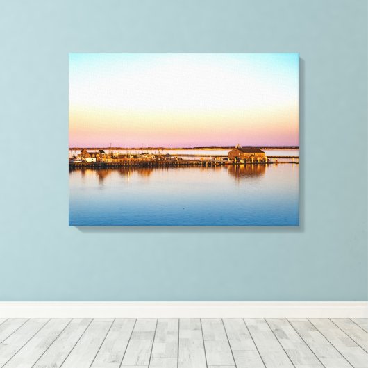 MacMillan Wharf キャンバスプリント (インサイチュ (ウッドフロア))