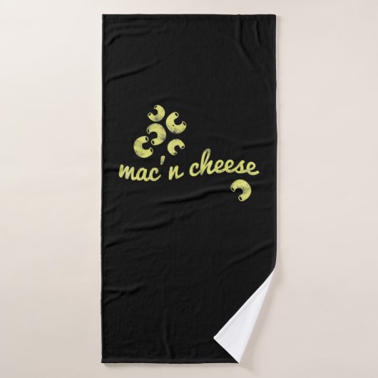 Macnチーズ |おもしろいシェフのユーモアのギフト バスタオル (バスタオル)