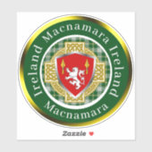 Macnamara Shield & Celtic Cross Personalized シール (シート)