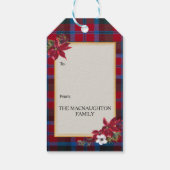 MacNaughton スコットランド クラン ターター & クレスト ギフトタグ (裏面)