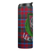 MacNaughton Scottish Clan Tartan & Crest タンブラー (回転左)