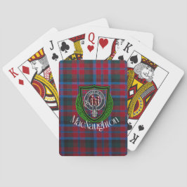 MacNaughton Scottish Clan Tartan & Crest トランプ