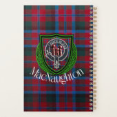 MacNaughton Scottish Clan Tartan & Crest プランナー手帳 (裏面)