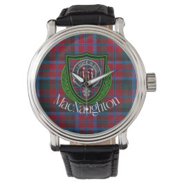MacNaughton Scottish Clan Tartan & Crest 腕時計