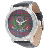 MacNaughton Scottish Clan Tartan & Crest 腕時計 (アングル)