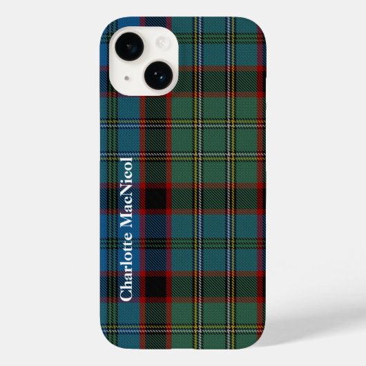 MacNicolタータンチェックプレイドケースメイトiPhoneケース Case-Mate iPhoneケース (裏面)