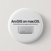 macOS上のArcGIS 缶バッジ (正面)