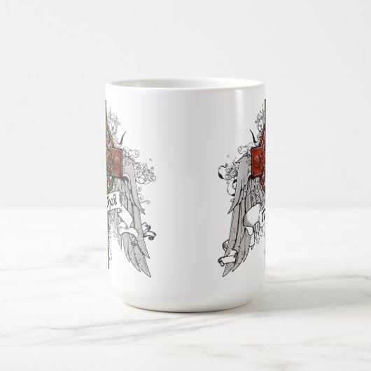 MacPhailのタータンチェックの十字 コーヒーマグカップ (中央)