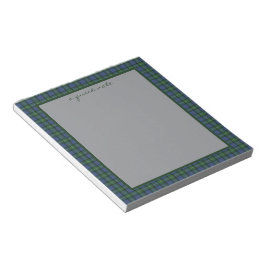 MacPhail Hunting Ancient Original Scottish Tartan  ノートパッド