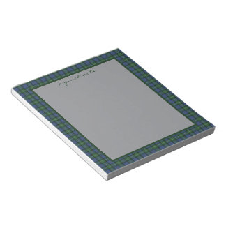 MacPhail Hunting Ancient Original Scottish Tartan  ノートパッド