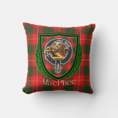 MacPhee Scottish Clan Tartan & Crest クッション (正面)