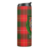 MacPhee Scottish Clan Tartan & Crest タンブラー (回転左)