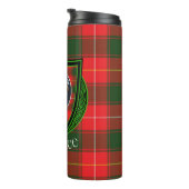 MacPhee Scottish Clan Tartan & Crest タンブラー (回転右)