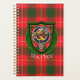 MacPhee Scottish Clan Tartan & Crest プランナー手帳