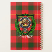 MacPhee Scottish Clan Tartan & Crest プランナー手帳 (裏面)