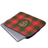 MacPhee Scottish Clan Tartan & Crest ラップトップスリーブ (正面下部)