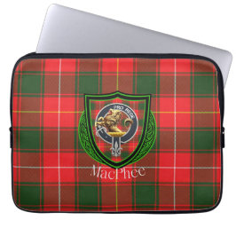 MacPhee Scottish Clan Tartan & Crest ラップトップスリーブ