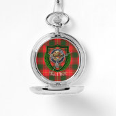 MacPhee Scottish Clan Tartan & Crest 腕時計 (正面)