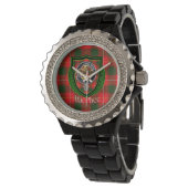 MacPhee Scottish Clan Tartan & Crest 腕時計 (アングル)