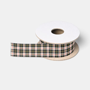 MacPhersonの一族はタータンチェックに服を着せます サテンリボン