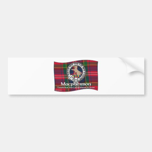 Macphersonの一族 バンパーステッカー (正面)