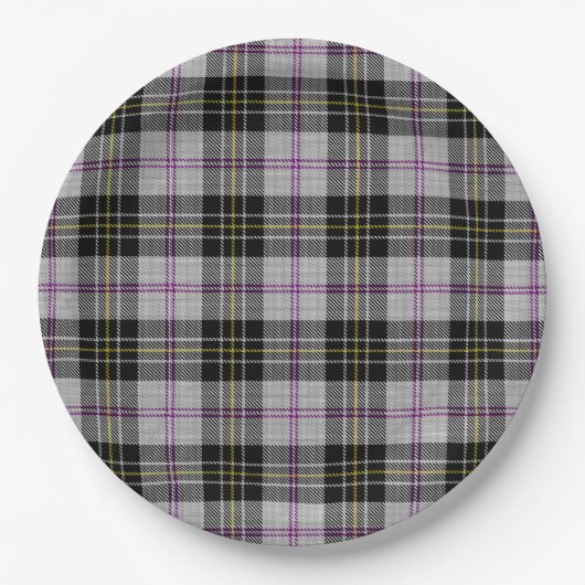 MacPherson Dress Tartan ペーパープレート (正面)
