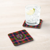 MacPherson Scottish Clan Tartan & Crest コースター (右側)