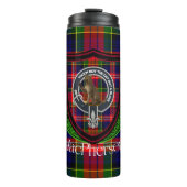 MacPherson Scottish Clan Tartan & Crest タンブラー (正面)