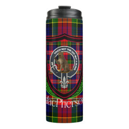 MacPherson Scottish Clan Tartan & Crest タンブラー