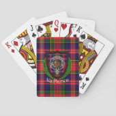 MacPherson Scottish Clan Tartan & Crest トランプ (裏面)