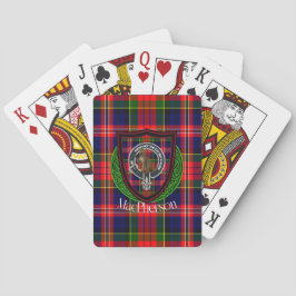 MacPherson Scottish Clan Tartan & Crest トランプ