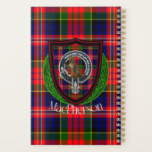 MacPherson Scottish Clan Tartan & Crest プランナー手帳 (裏面)
