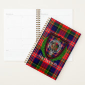 MacPherson Scottish Clan Tartan & Crest プランナー手帳 (ディスプレー)