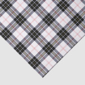 MacPherson tartan black white plaid 薄葉紙 (詳細)