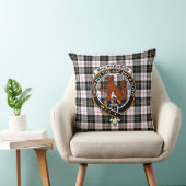 MacPherson Tartan, Clan Badge and Motto Pillow クッション (椅子)