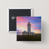 Macquarieの灯台|シドニー、オーストラリア 缶バッジ (正面&裏面)