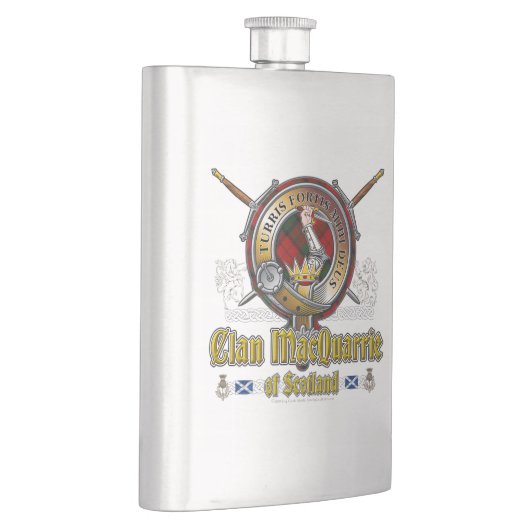 MacQuarrieクランバッジ フラスク (右)