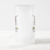 MacQuarrieクランバッジ フロストグラスビールジョッキ (中央)