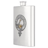 MacQuarrieクレストバッジ フラスク (左)