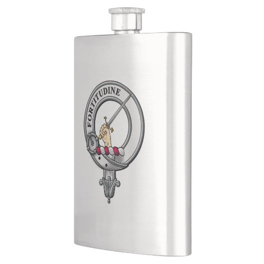 MacRaeクレストバッジ フラスク (左)