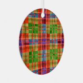 MACRAEタータンチェックメタルサークルオーナメント メタルオーナメント (正面右)