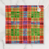 MACRAEタータンチェック2"スクエアヤーンラベル フェイバータグ (裏面)