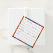 MACRAEタータンチェック2"スクエアヤーンラベル フェイバータグ (インサイチュ)