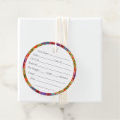 MACRAEタータンチェック2"丸糸ラベル フェイバータグ (インサイチュ)