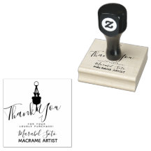 Macrameのプラントぶら下がったビジネスに感謝