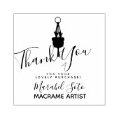 Macrameのプラントぶら下がったビジネスに感謝 ラバースタンプ (インプリント)